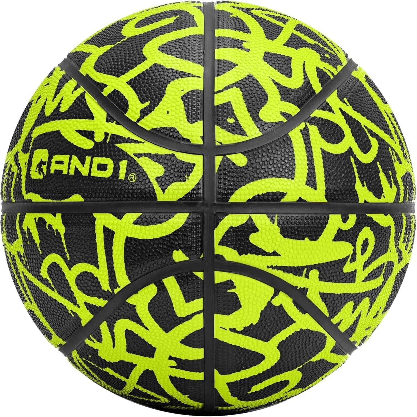 Fantom Graffiti Rubber Basketball, Size 7 (29.5"), Deep Channel Construction, Indoor/Outdoor Use