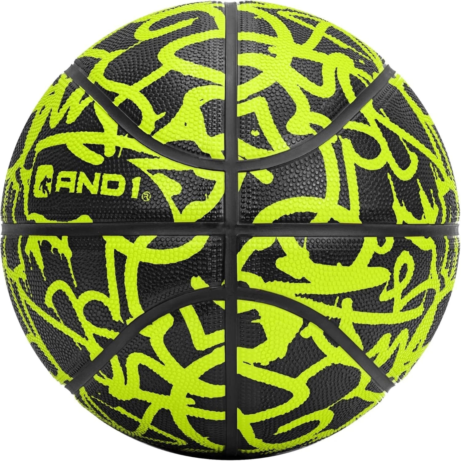 Fantom Graffiti Rubber Basketball, Size 7 (29.5"), Deep Channel Construction, Indoor/Outdoor Use